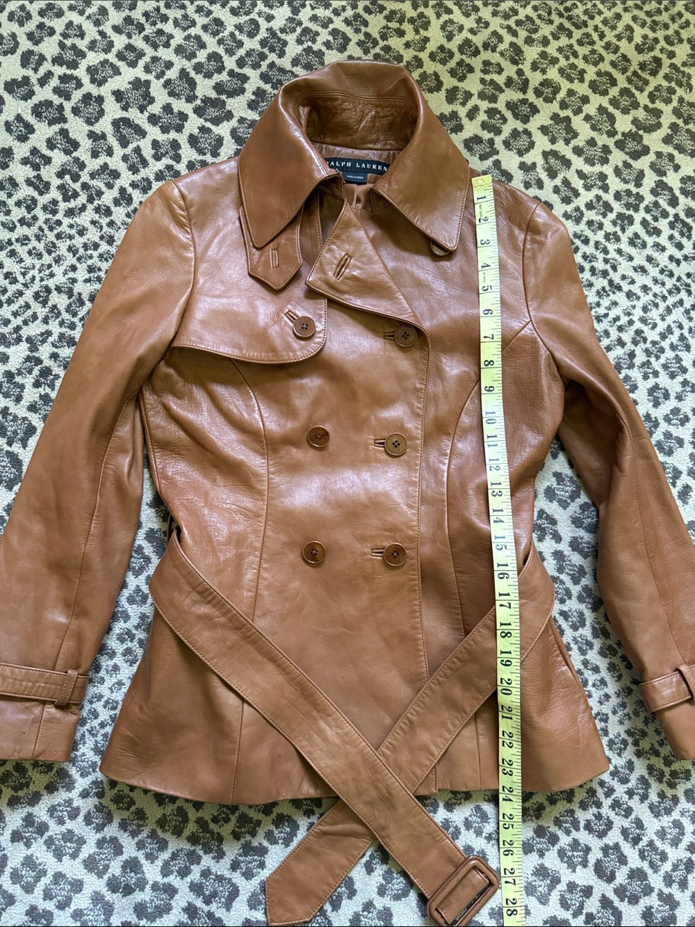 Ralph Lauren Black Label Lambskin Jacket - Picture 12 of 12